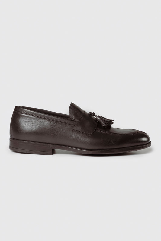 Mocassini con Nappine moro