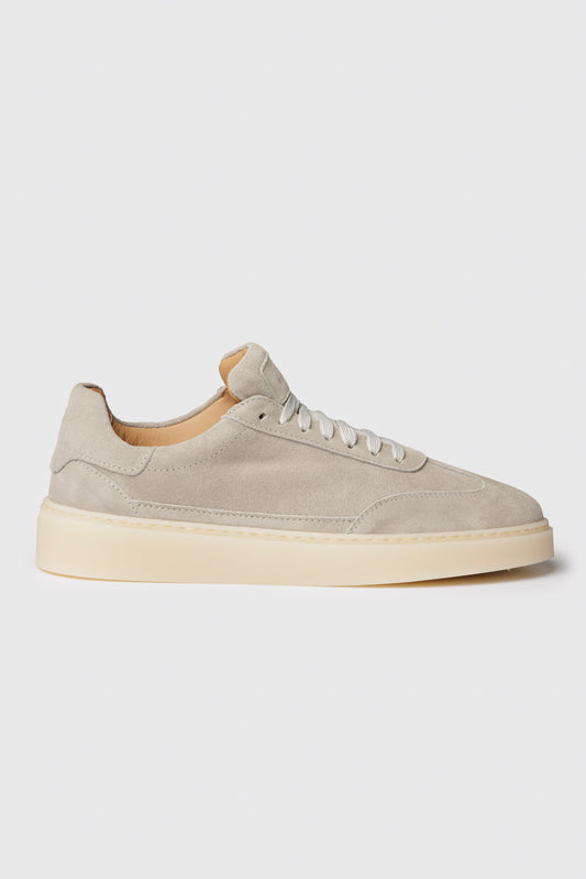 Sneakers in camoscio sabbia