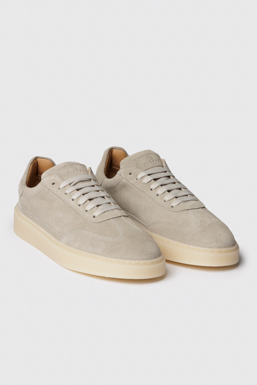 Sneakers in camoscio sabbia