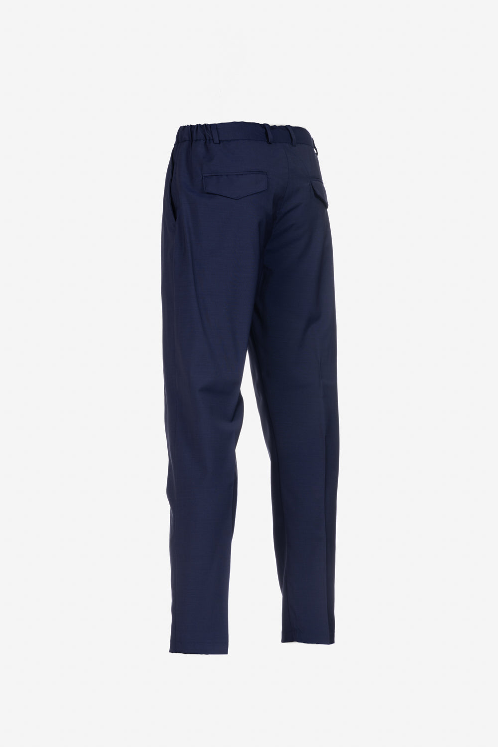 Pantalone Amalfi in lana vergine bluette