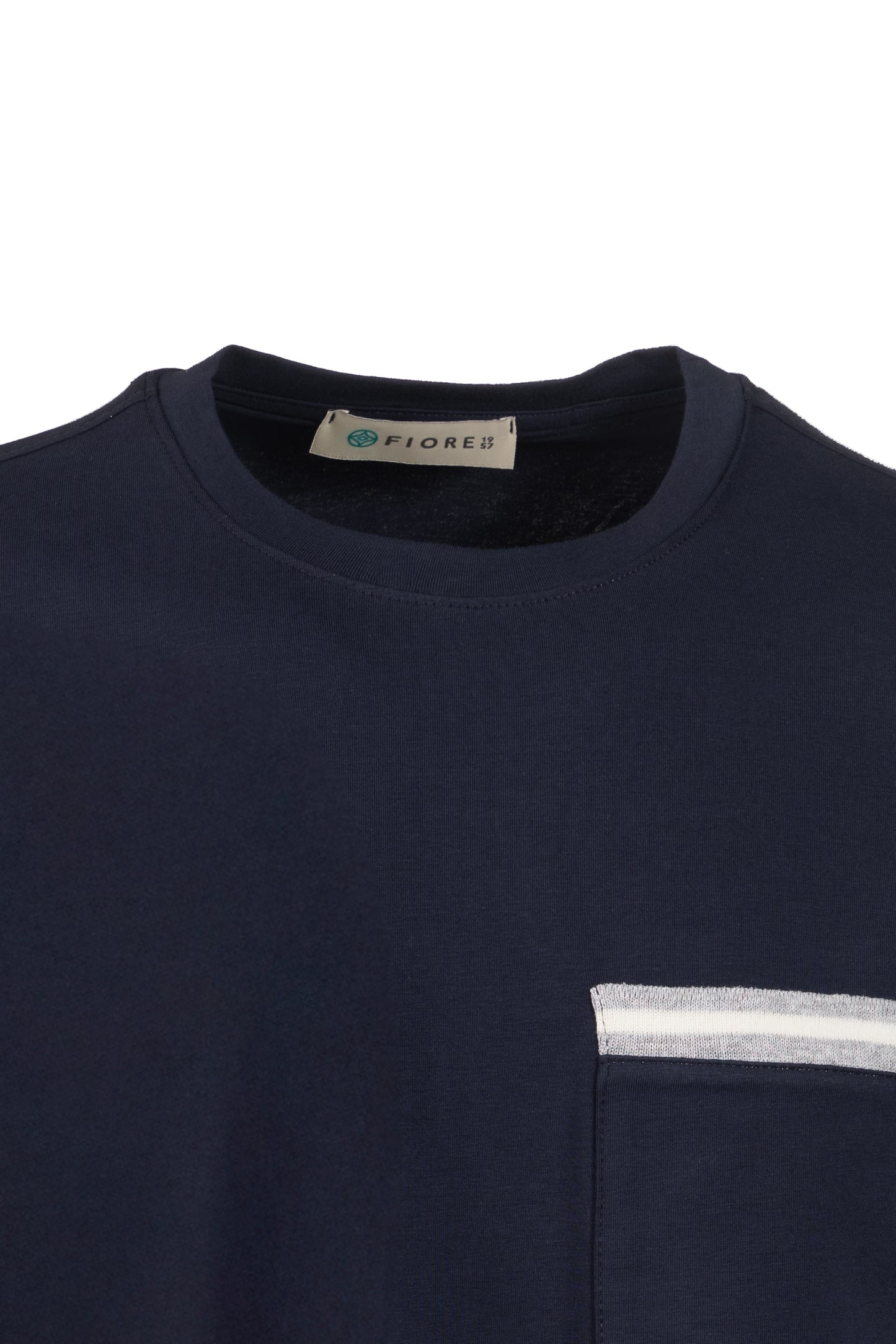 T-shirt in cotone blu