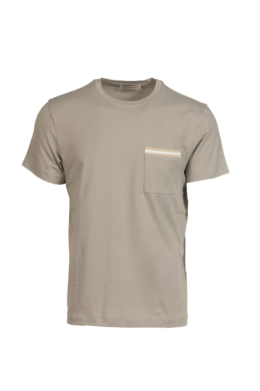 T-shirt in cotone grigio