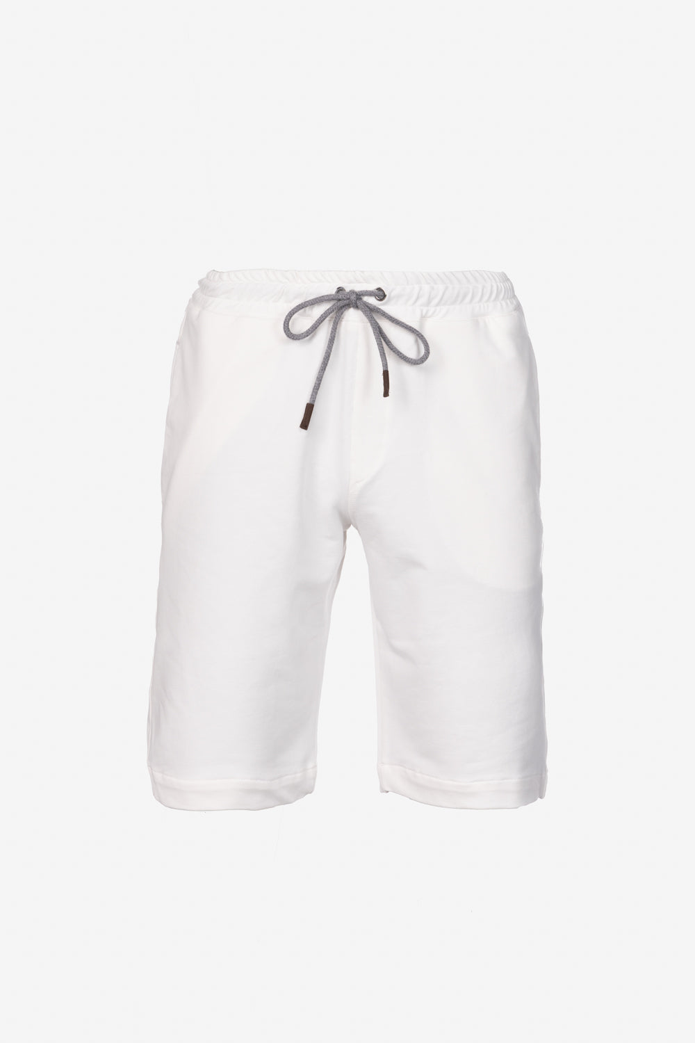 Bermuda in cotone bianco