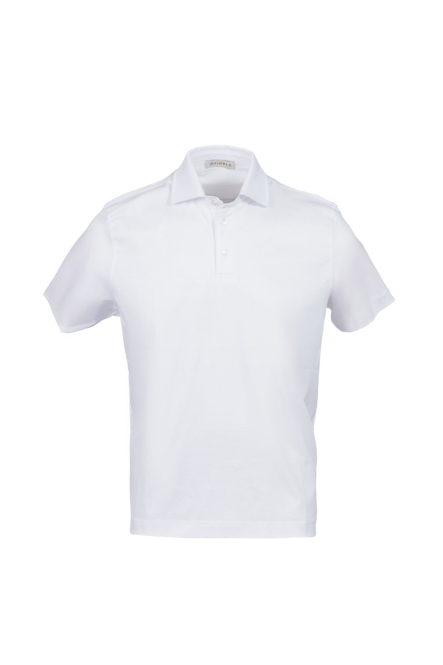 Polo in cotone pima bianco