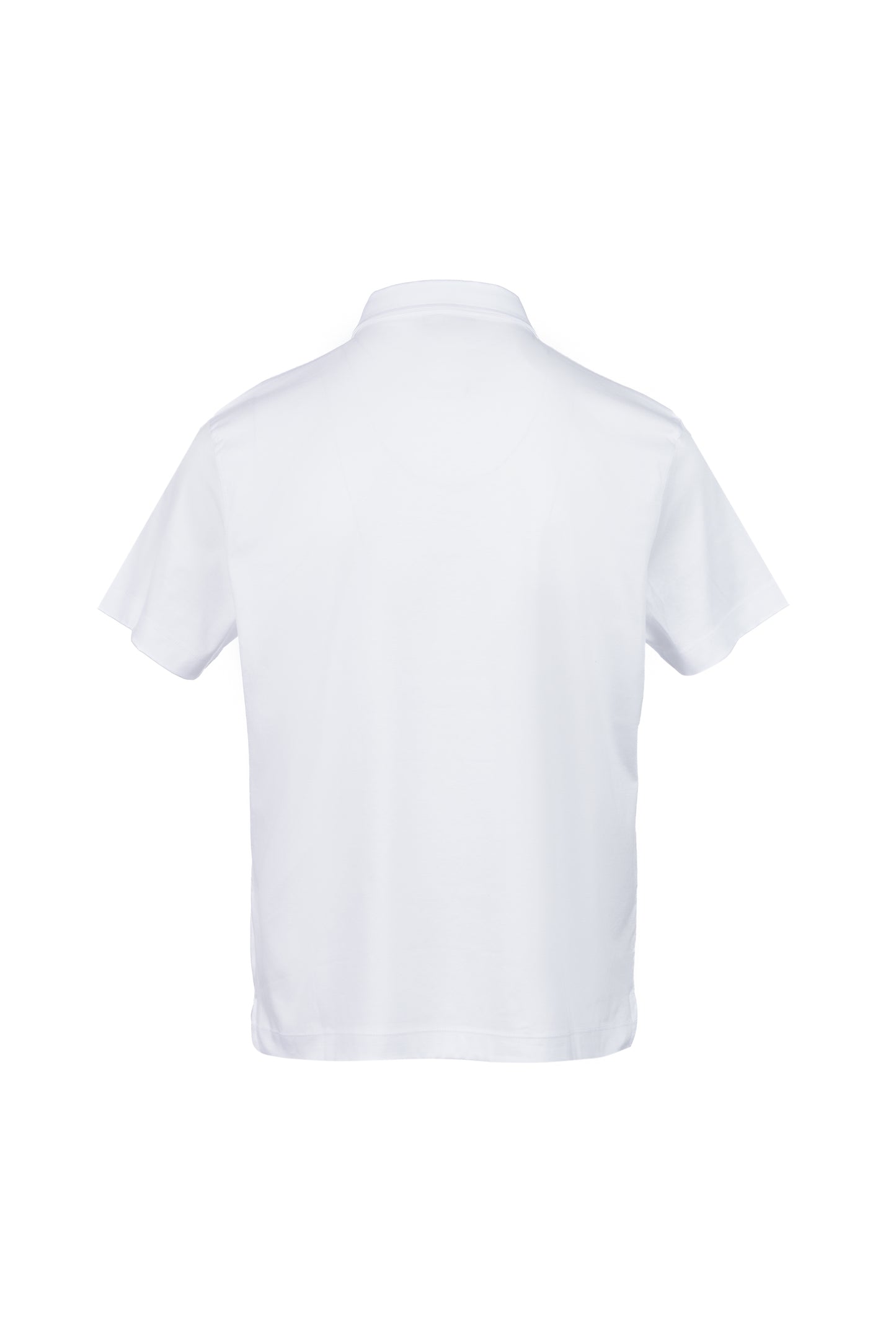 Polo in cotone pima bianco