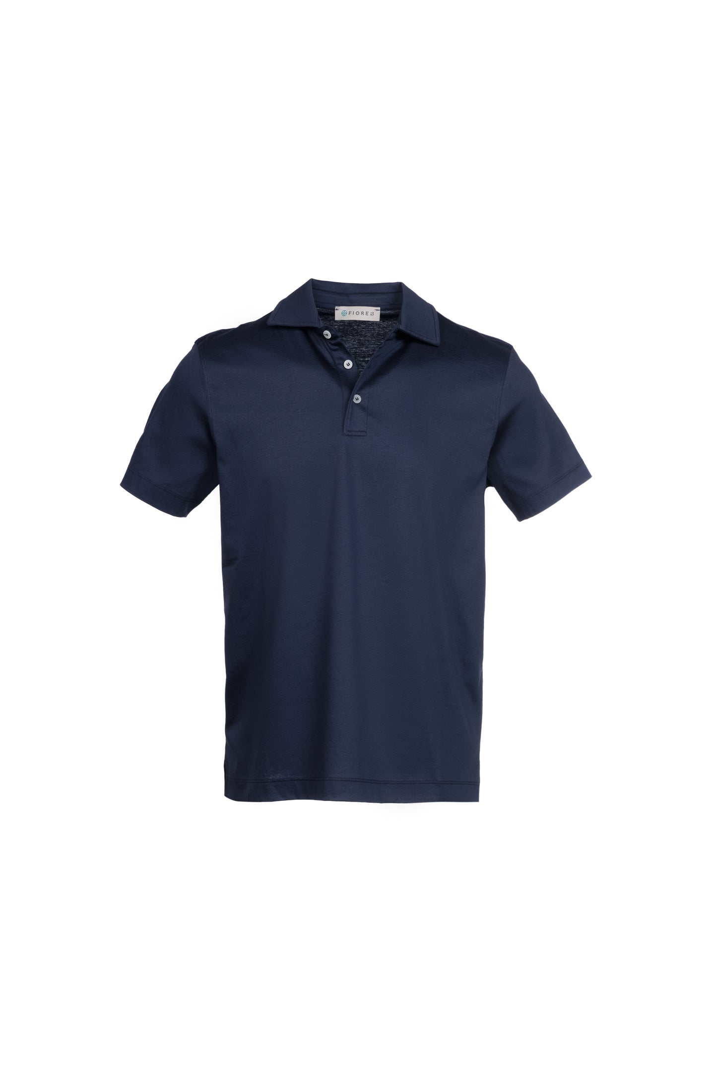 Polo in cotone pima blu
