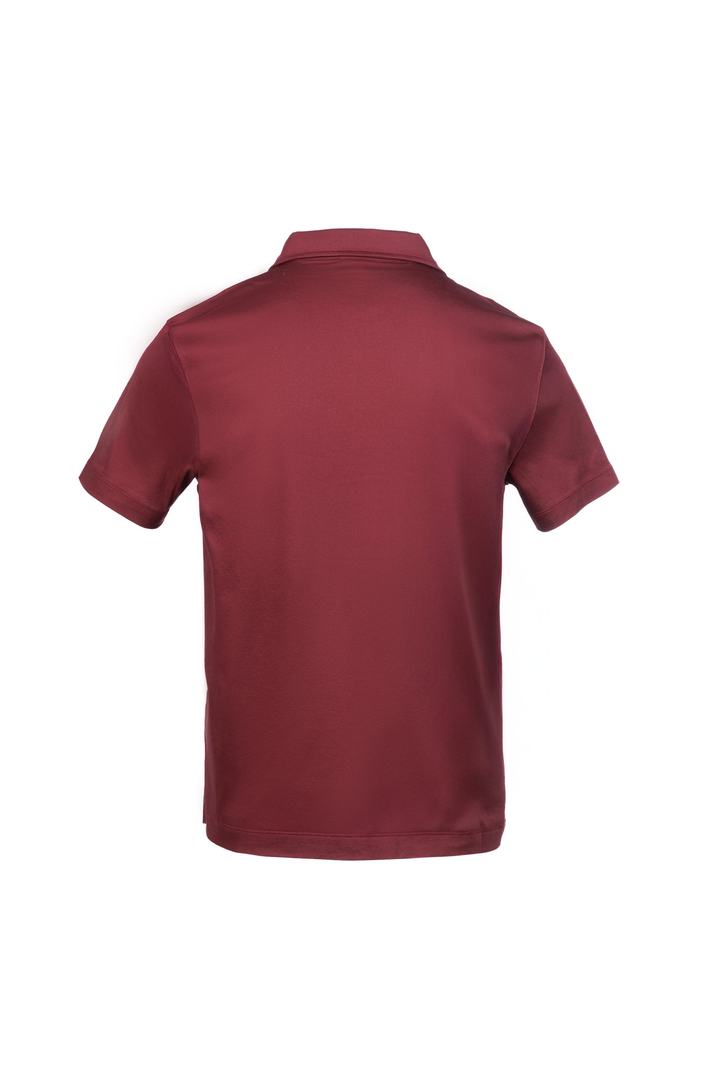 Polo in cotone pima bordeaux