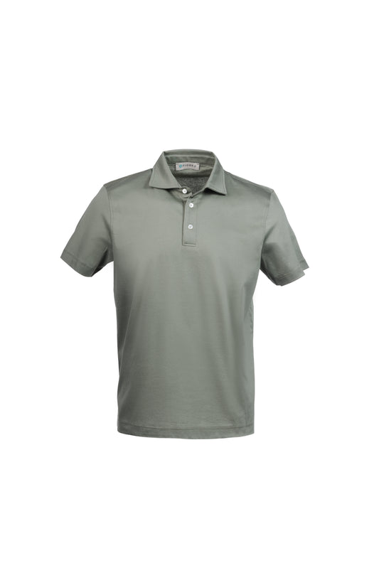 Polo in cotone pima militare