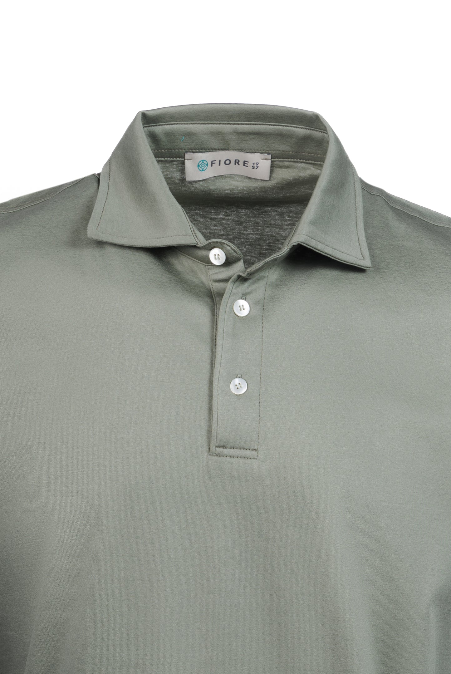 Polo in cotone pima militare