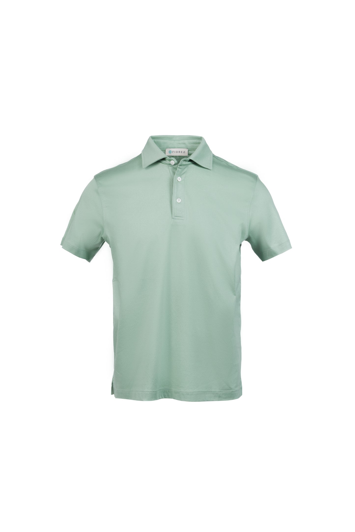 Polo in cotone pima salvia