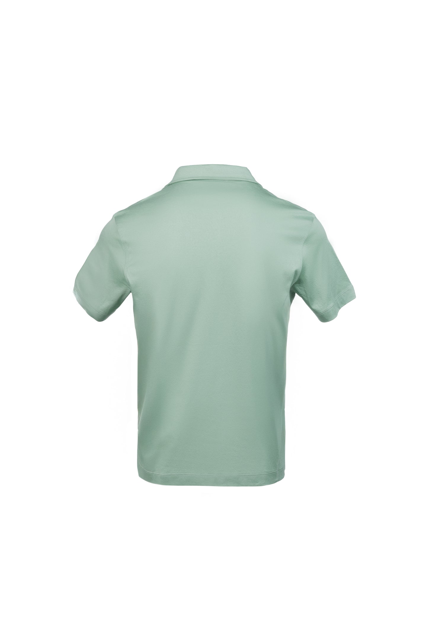 Polo in cotone pima salvia