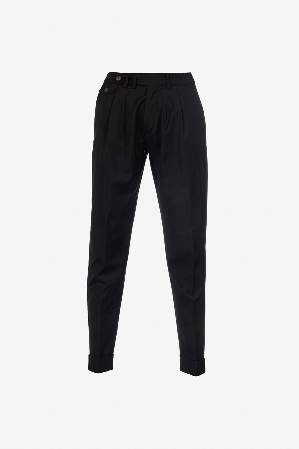 Pantalone Milano in lana vergine nero