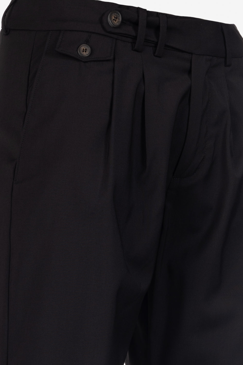 Pantalone Milano in lana vergine nero