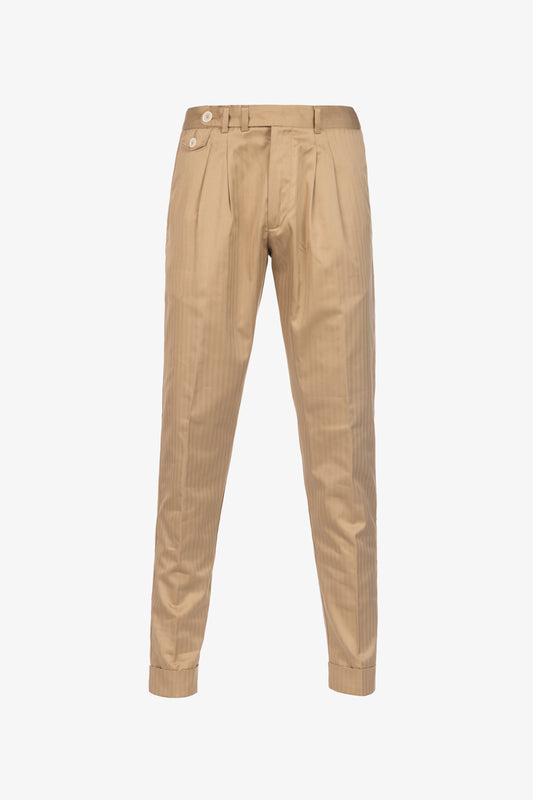 Pantalone Milano in cotone beige