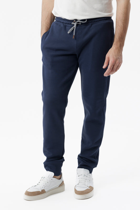 Pantaloni jogger in felpa blu