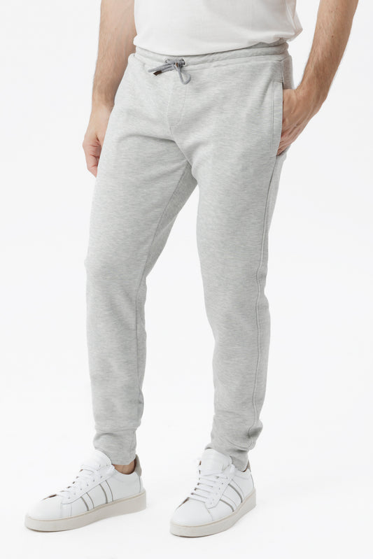 Pantaloni jogger in felpa grigio