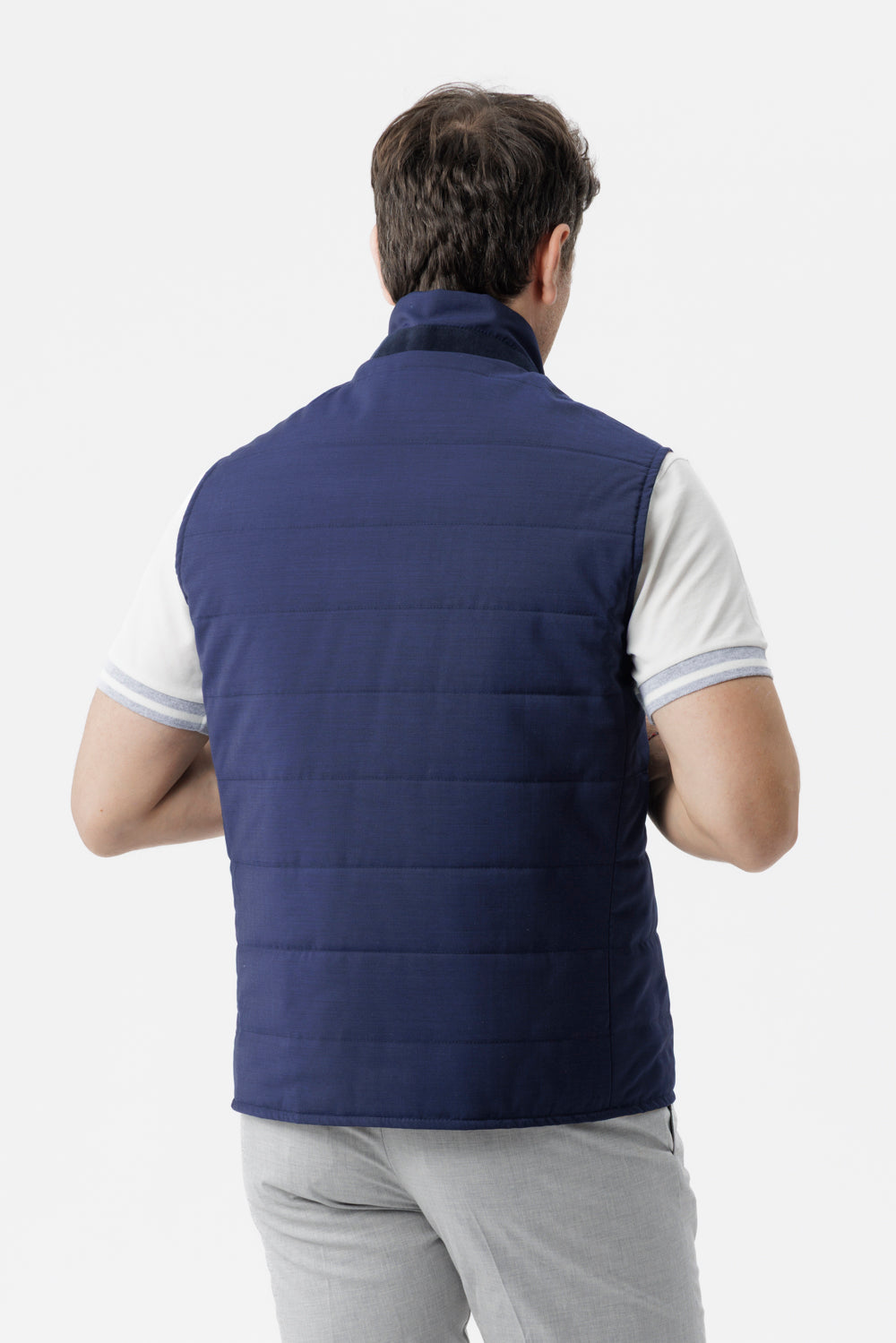 Gilet Reversibile con Imbottitura Ultralight bluette