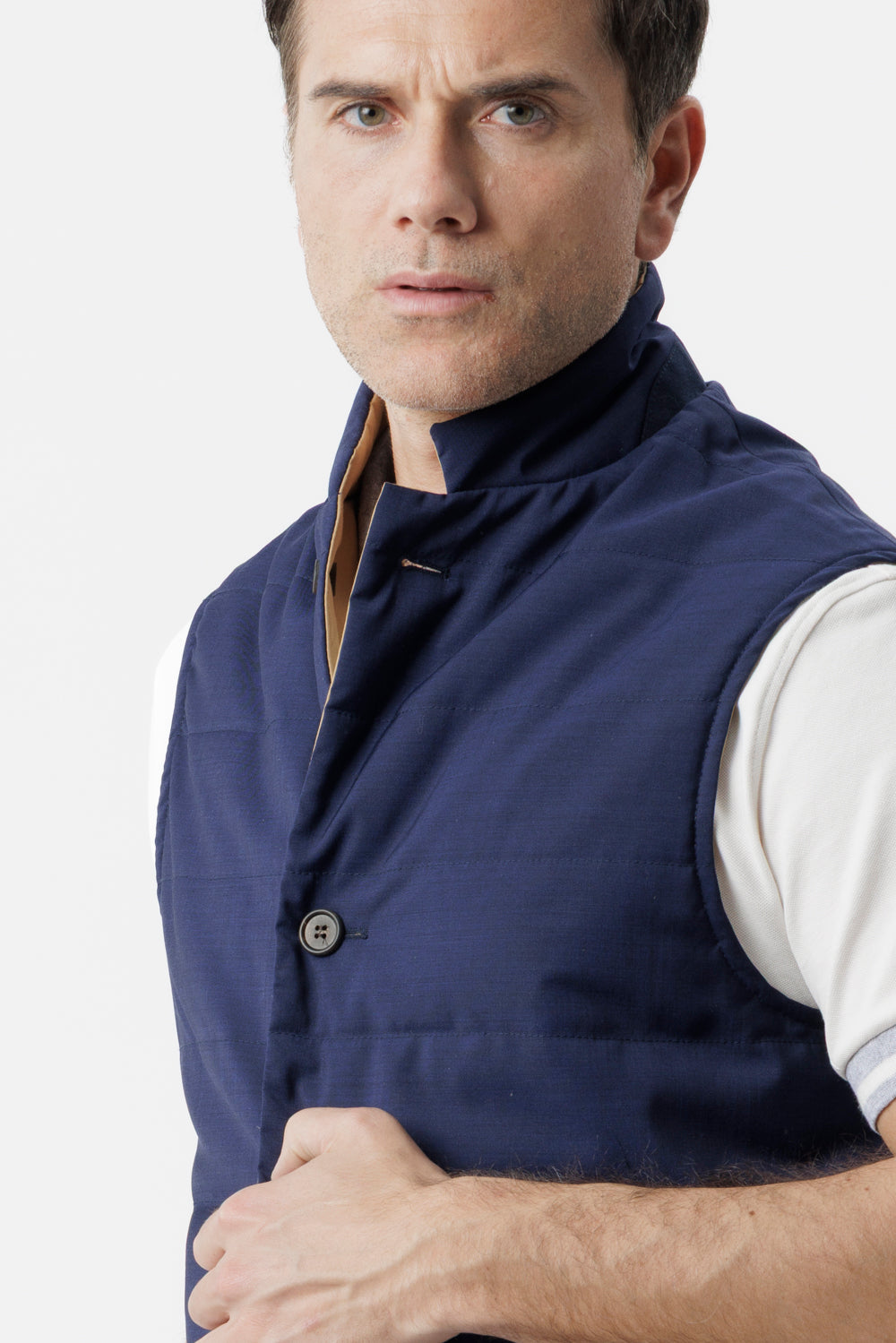 Gilet Reversibile con Imbottitura Ultralight bluette