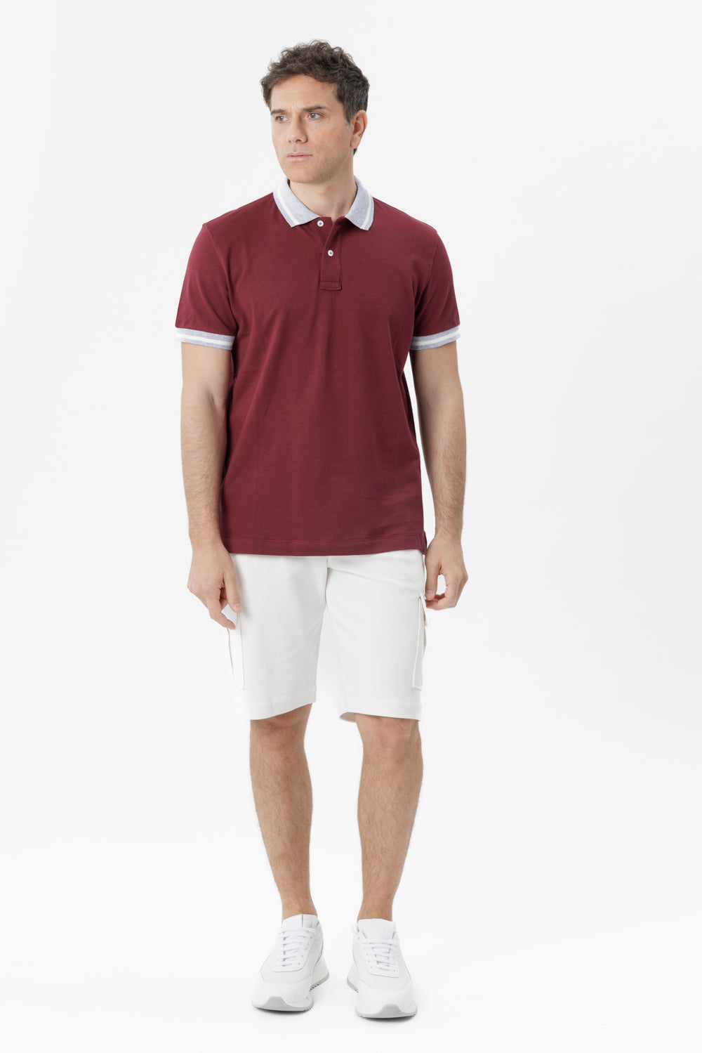 Bermuda Cargo in puro cotone bianco