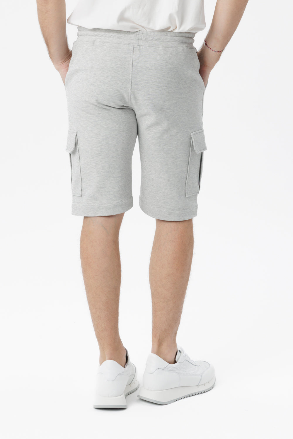 Bermuda Cargo in puro cotone grigio