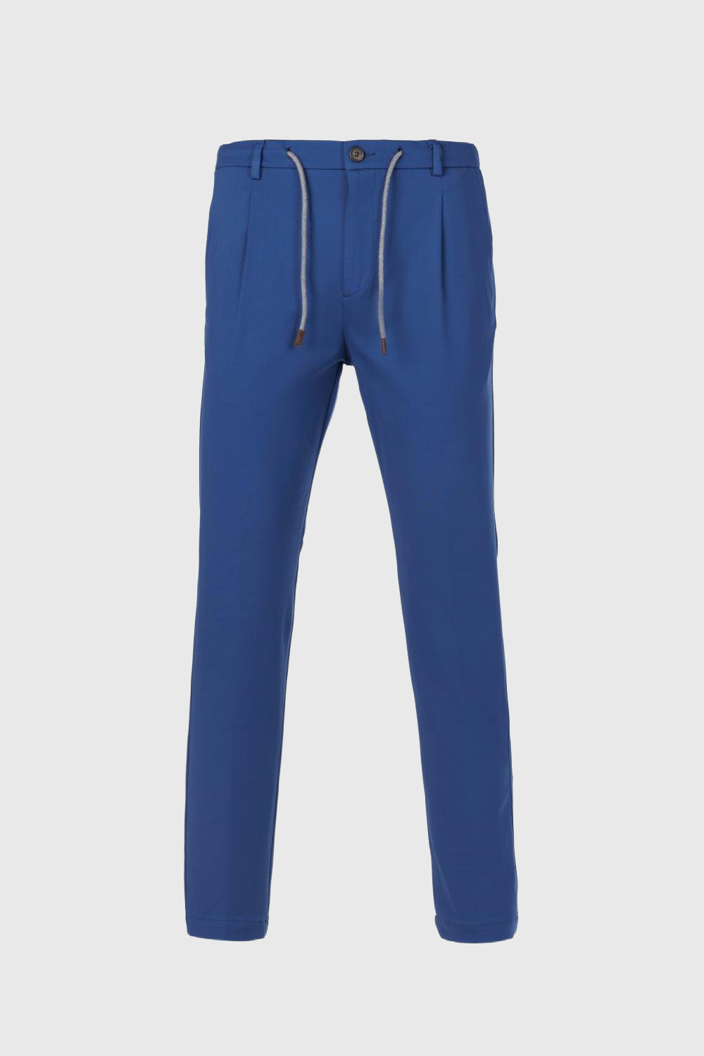 Pantalone tasche america travel in tessuto idrorepellente bluette