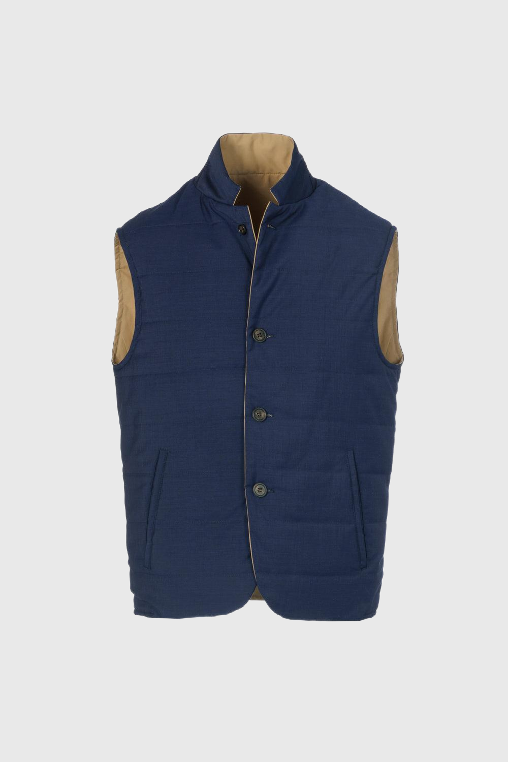 Gilet Reversibile con Imbottitura Ultralight bluette