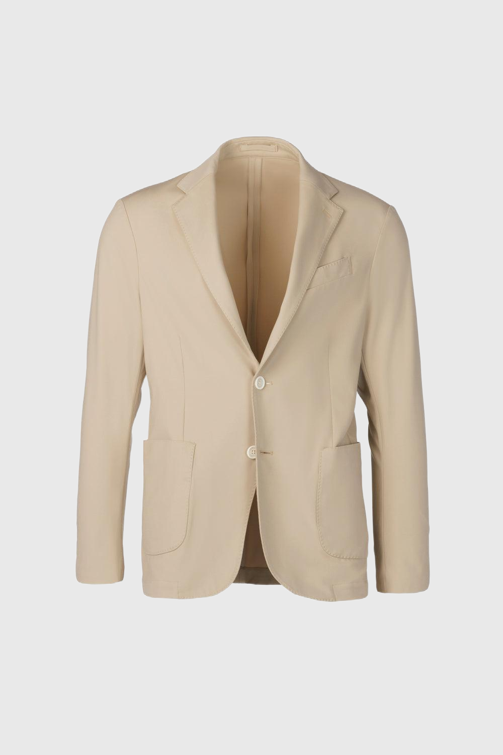 Giacca Napoli travel destrutturata in tessuto idrorepellente beige